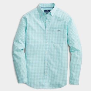 Vineyard Vines Tucker Gingham Check Button-Down Shirt sz: Med.